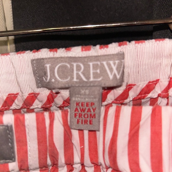 J. Crew Coral and White Striped Pajama Pants - Picture 4 of 10